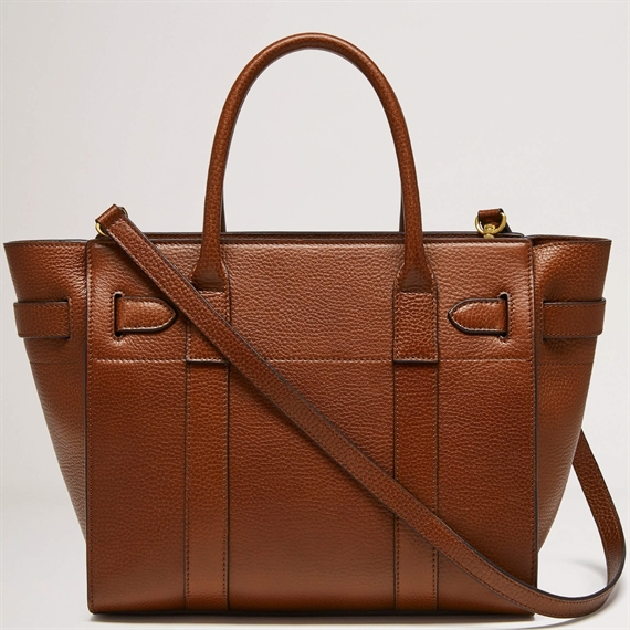 Mulberry Small Zipped Bayswater Two Tone Oak